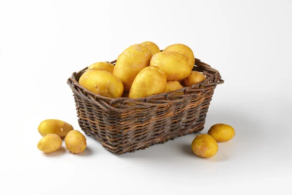Корзина картошки — стоковое фото