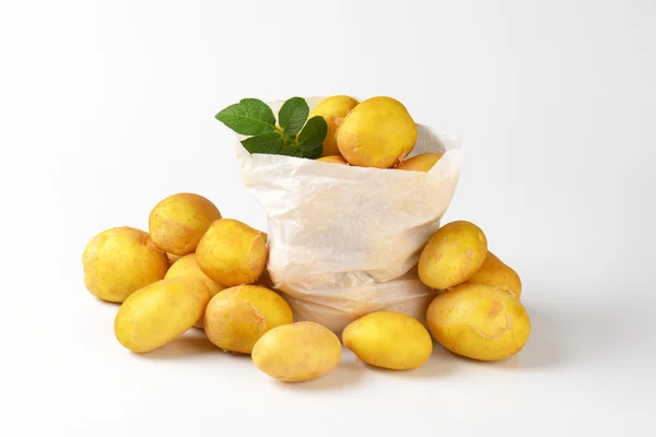 Surowego ziemniaka ze skórką — Zdjęcie stockowe