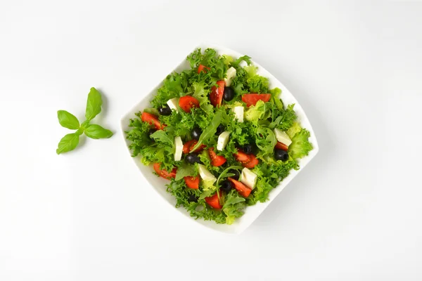 Salada de legumes com feta — Fotografia de Stock