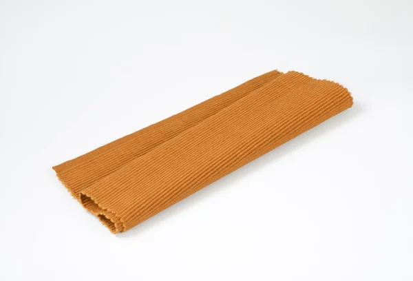 Brown woven cotton placemat — Stock Photo, Image