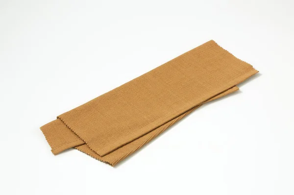 Brown cotton place mat — Stock Photo, Image