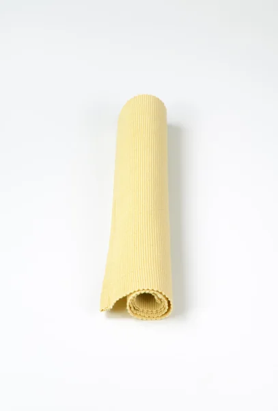 Beige cotton table mat — Stock Photo, Image