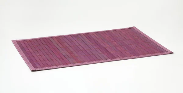 Tapis de place en bambou violet — Photo