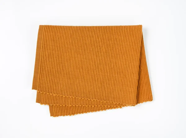 Brown woven cotton placemat — Stock Photo, Image