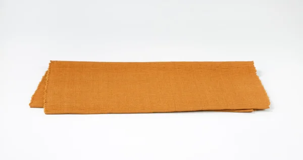 棕色的机织的棉餐垫 — 图库照片