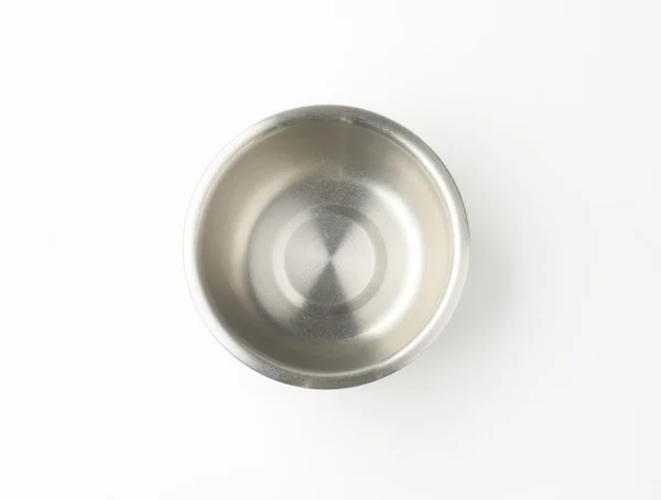 빈 금속 그릇 — 스톡 사진