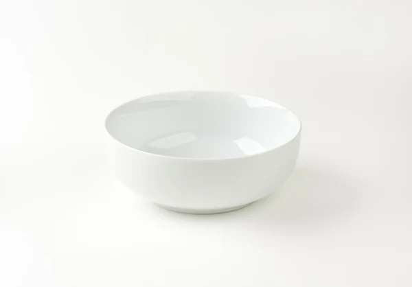 Wide white bowl — Stock Photo, Image