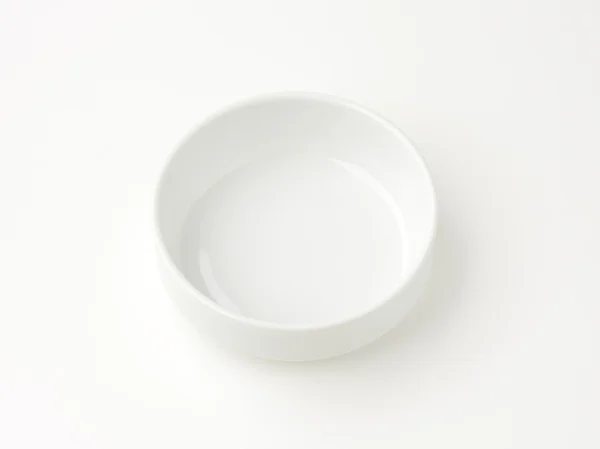 Białe miski układania — Zdjęcie stockowe