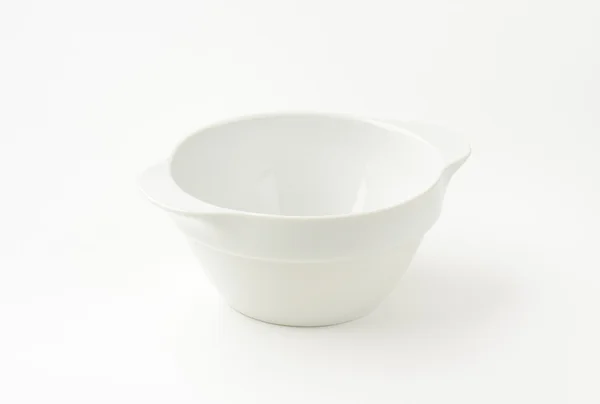 Tigela de sopa branca — Fotografia de Stock