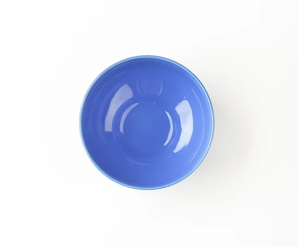 Empty blue bowl — Stock Photo, Image