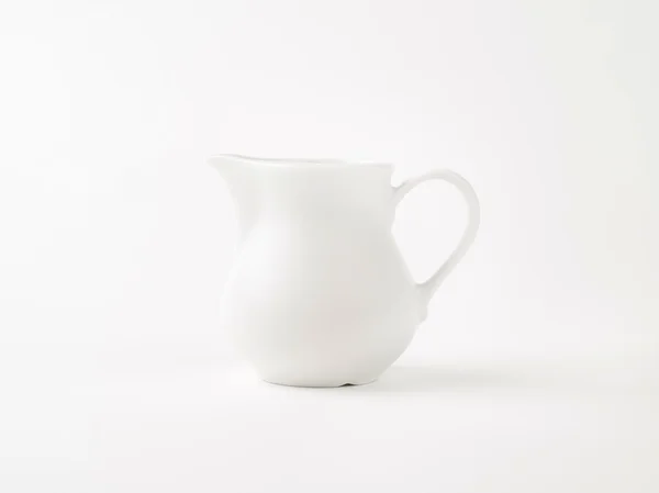 White milk jug — Stock Photo, Image