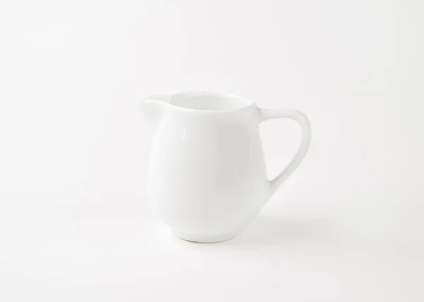 White cream jug — Stock Photo, Image