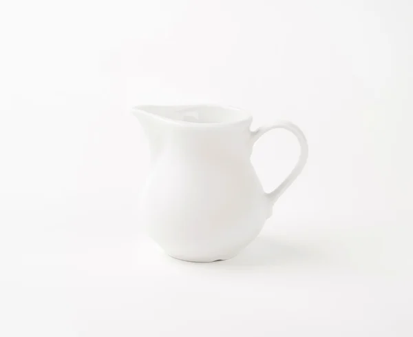 White cream jug — Stock Photo, Image