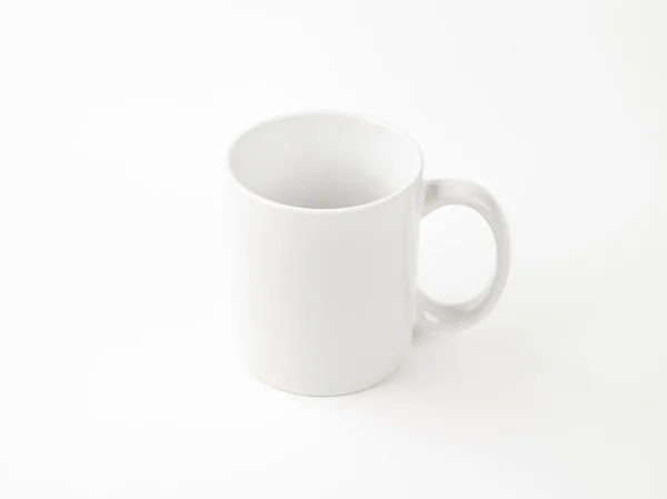 Taza blanca vacía —  Fotos de Stock