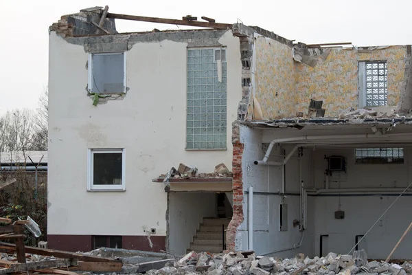 Demolished house — Stock Photo, Image