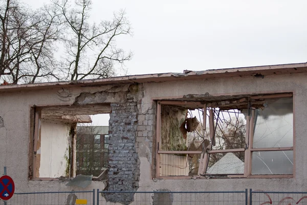 Demolished house — Stock Photo, Image