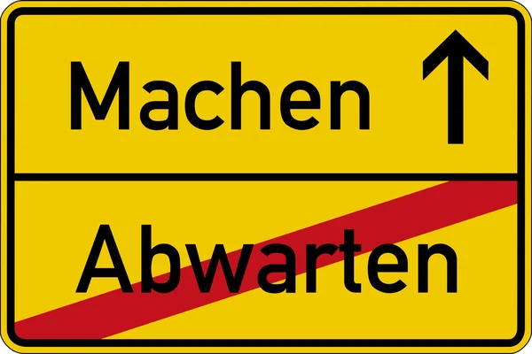 Abwarten — Stockfoto