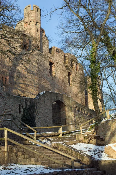 Castelo das ruínas Auerbach (Castelo de Auerbacher ) — Fotografia de Stock