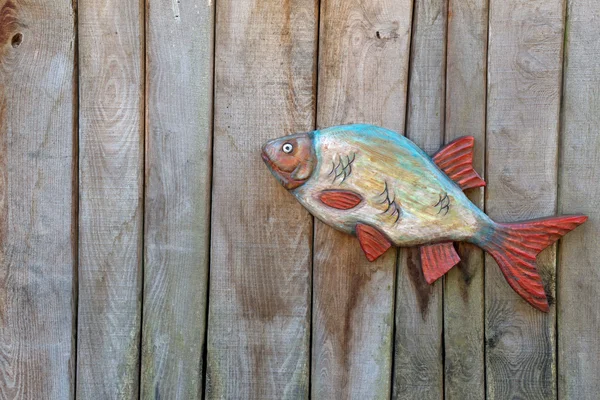 Poissons en bois — Photo