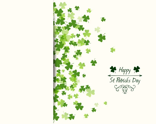 Vector Saint Patrick 's Day Design — Vetor de Stock