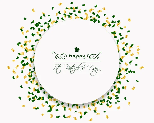 Vector Diseño del Día de San Patricio — Vector de stock