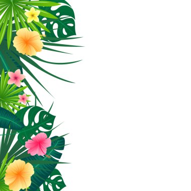 vektör tropikal arka plan