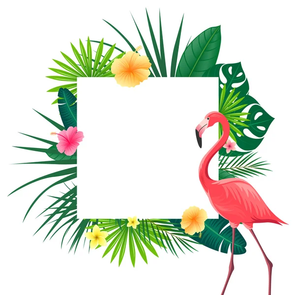 Fond tropical vectoriel — Image vectorielle