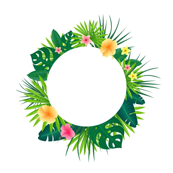 Fondo tropical vectorial — Vector de stock