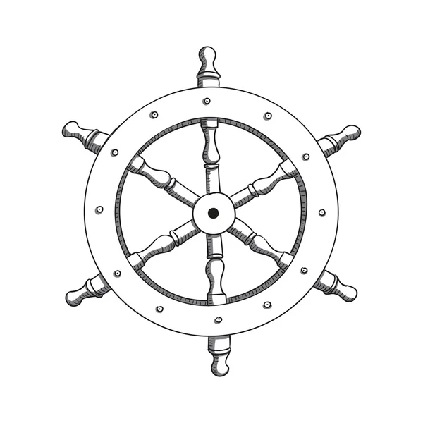 Vector mão desenhado volante —  Vetores de Stock