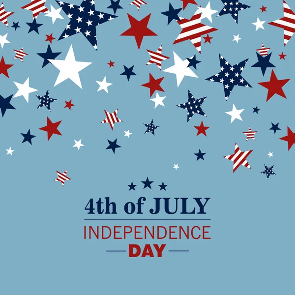 Вектор 4 июля День независимости фон — стоковый вектор
