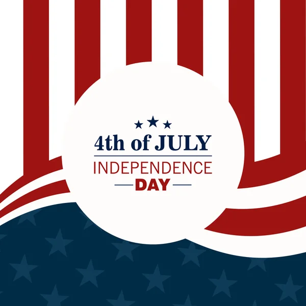4 Temmuz Bağımsızlık Günü arkaplanı — Stok Vektör