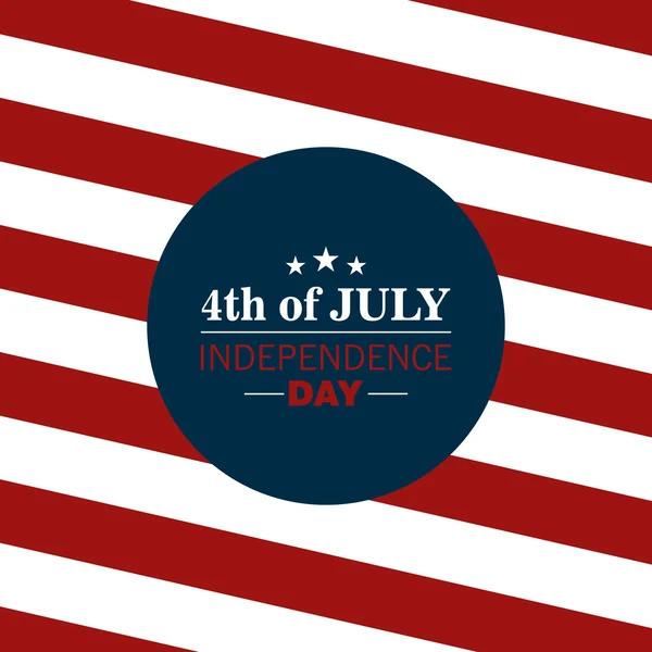Vektor 4 juli självständighet dag bakgrund — Stock vektor