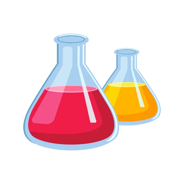 Tubos de prueba de laboratorio vectorial — Archivo Imágenes Vectoriales