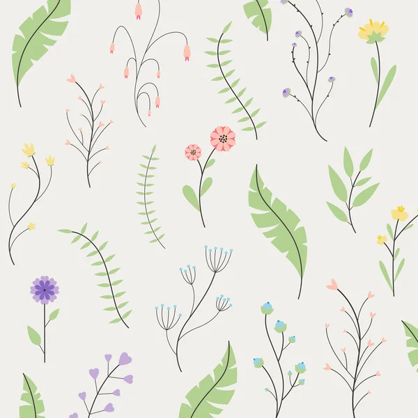 Vector floral achtergrond — Stockvector