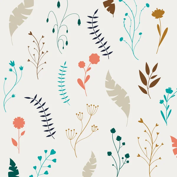 Fundo floral vetorial — Vetor de Stock