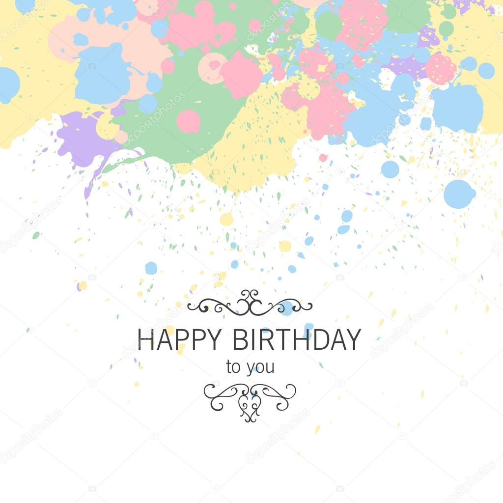 Carte De Voeux Joyeux Anniversaire Vector Image Vectorielle Ramonakaulitzki C Carte De Voeux Joyeux Anniversaire Vector Image Vectorielle Ramonakaulitzki C