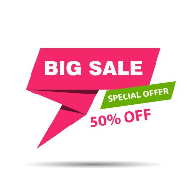 Büyük satış afişi