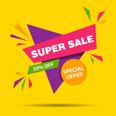 Süper satışı büyük başlığı