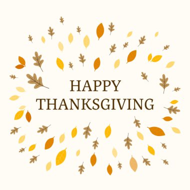 Bir Şükran günü arka plan vektör çizim tasarım