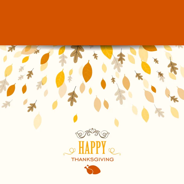 Vector Illustration of a Thanksgiving Background Design — Stock Vector