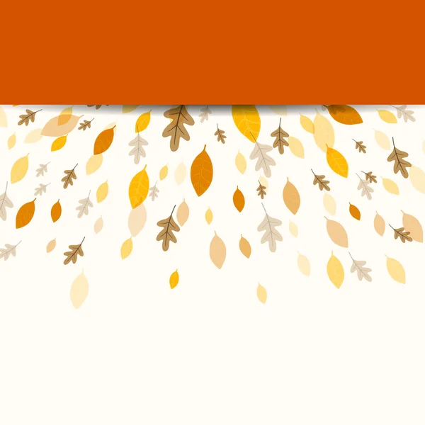 Vector otoño fondo diseño — Vector de stock