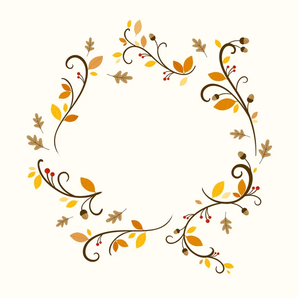 Vektor Herbst Hintergrund Design — Stockvektor