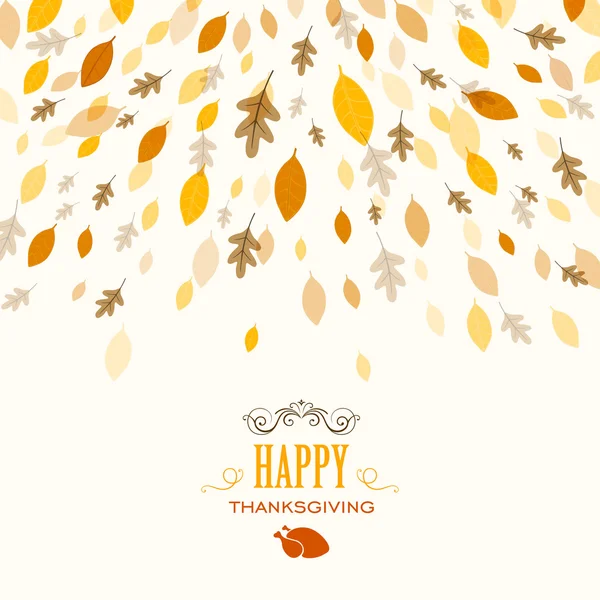 Vectorillustratie van een Thanksgiving achtergrond ontwerpen — Stockvector