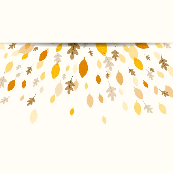 Vector Autumn Background Design — Stock Vector