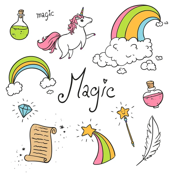 Vector Magic Doodles — Stock Vector