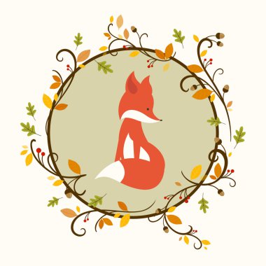 vektör sonbahar arka plan tasarımı