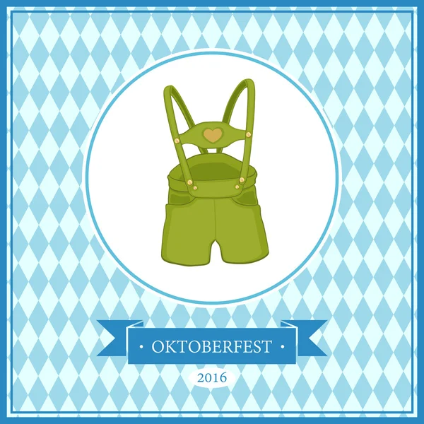 Vector Oktoberfest Diseño — Vector de stock