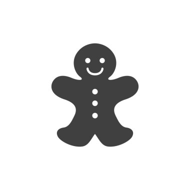 Vektör zencefilli kurabiye simgesi