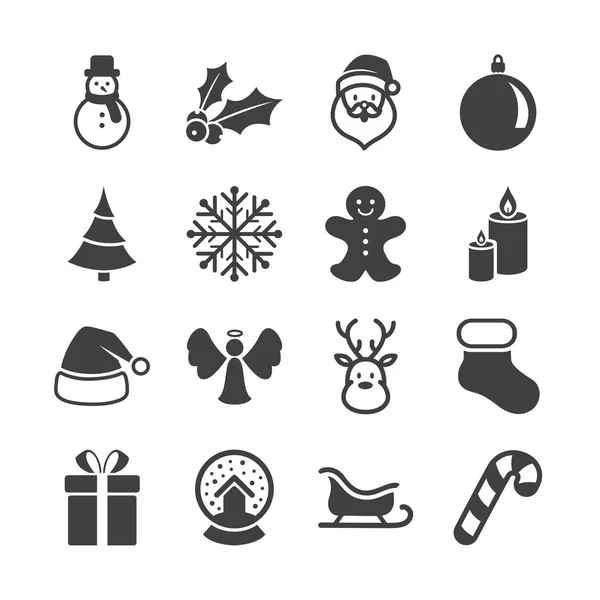 Vektör Christmas Icons — Stok Vektör