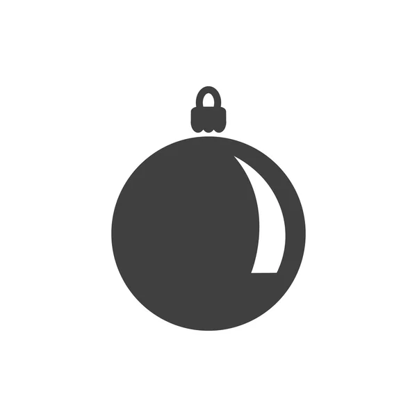 Vector Christmas Ball Icon — Stock Vector